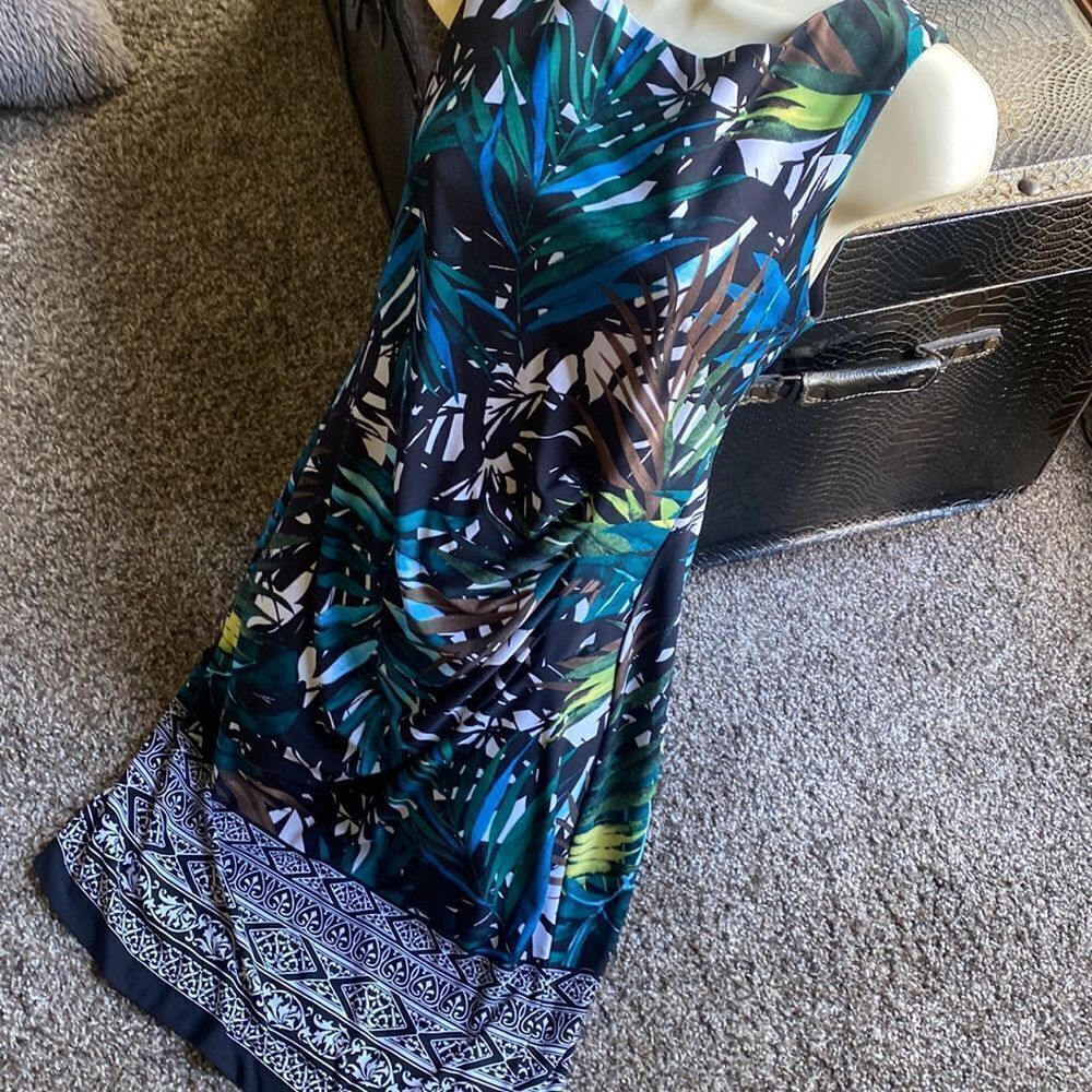 Designer Fashion Tropical Party Casual Special Occasion Dress 4 - Picture 4 of 13